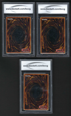 Lot of 3 Yugioh 1st Edition BCCG 10 MINT King Fog Petit Angel Misairuzame - Image 2