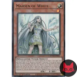 Yugioh Maiden of White SDWD-EN041 Ultra Rare 1st Edition NM - Image 1