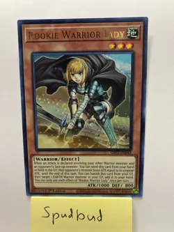 Rookie Warrior Lady Ultra Rare GFp2-EN043 (LP 1st Ed) - Image 1