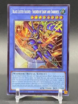 Black Luster Soldier - Soldier of Light and Darkness Secret Rare Chaos Origin - Image 1