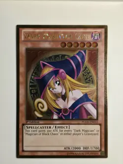 Dark Magician Girl PGLD-EN033 Premium Gold 1st Edition - Image 1