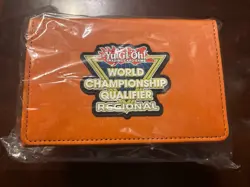 Yugioh Regional Deck Box 2024-2025 Orange W/ Dice Box Sealed - Image 1