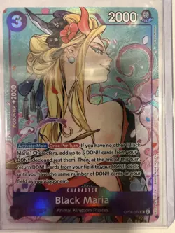 Black Maria (Illustration Box Vol.2) OP08-074 One Piece Promotion Cards Foil - Image 1