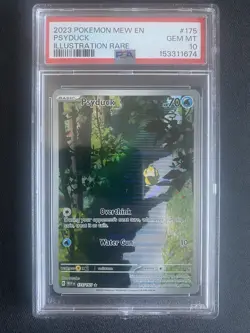 Pokemon TCG Psyduck 175/165 Scarlet & Violet 151 Illustration Rare PSA 10 - Image 1