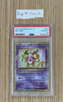 PSA 10 Mr.Mime Classic Collection 013/032 GEM MINT Japanese Graded Pokemon Card - Image 1