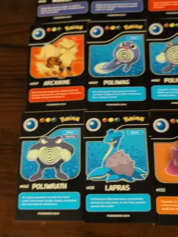 Lot of 9 Assorted 2024 Pokedex Black Pokemon Cards Lot# 6 - Image 2