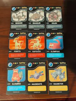 Lot of 9 Assorted 2024 Pokedex Black Pokemon Cards Lot# 8 - Image 1