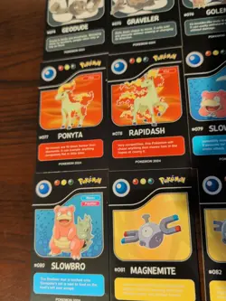 Lot of 9 Assorted 2024 Pokedex Black Pokemon Cards Lot# 8 - Image 2