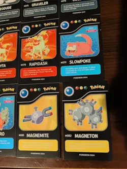 Lot of 9 Assorted 2024 Pokedex Black Pokemon Cards Lot# 8 - Image 3