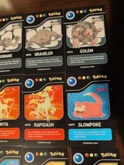 Lot of 9 Assorted 2024 Pokedex Black Pokemon Cards Lot# 8 - Image 4