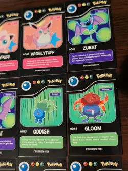 Lot of 9 Assorted 2024 Pokedex Black Pokemon Cards Lot# 4 - Image 4