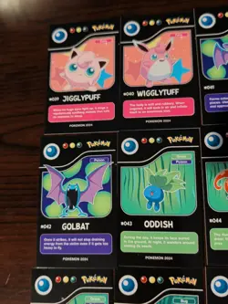 Lot of 9 Assorted 2024 Pokedex Black Pokemon Cards Lot# 4 - Image 5