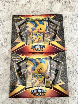 Pokemon TCG Shining Fates Pikachu V Collection Box Factory Sealed Brand New - Image 1