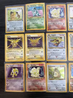 Vintage Holo Rare Pokemon Card Lot of 18 Cards WOTC- MP/HP Shadowless Mewtwo - Image 2