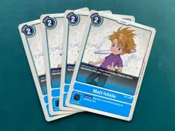 Matt Ishida ST2-12 Playset Starter Deck Cocytus Blue Digimon Card Game x4 - Image 1