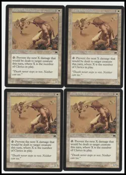 Battlefield Medic x4 #9 Onslaught MTG Near Mint Common - Image 1