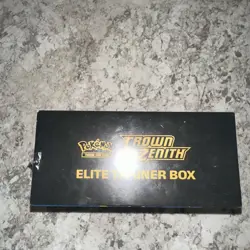 Pokemon TCG Sword & Shield Crown Zenith ETB Elite Trainer Box Factory Sealed - Image 2