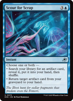 x4 Scour for Scrap EOE Edge of Eternities MTG 73 M/NM 4x - Image 1