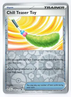 Chill Teaser Toy 166/191 - SV08: Surging Sparks Pokemon Reverse Holo NM - Image 1