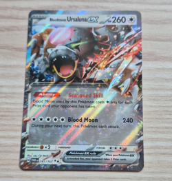 Bloodmoon Ursaluna ex 141/167 sv06 Twilight Masquerade Double Rare Holo English - Image 1