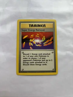 Pokemon TCG Super Energy Removal Trainer Card Base Set 79/102 Unlimited Rare - Image 1