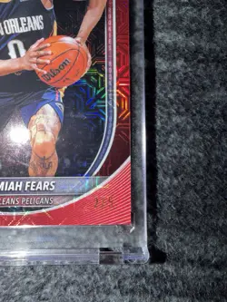 Topps 2025-26 Bowman Chrome Jeremiah Fears BCV-7 Red Mojo /5 - Image 2