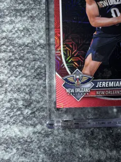 Topps 2025-26 Bowman Chrome Jeremiah Fears BCV-7 Red Mojo /5 - Image 3