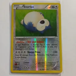 Pokemon TCG Snorlax Generations Reverse Holo Card 58/83 - Image 1