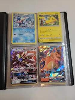 Pokemon Card Lot 4 Pocket Binder Filled With Cards Included W/ Mewtwo Theme Deck - Image 2