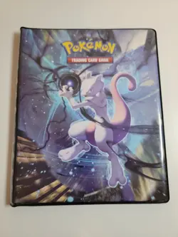 Pokemon Card Lot 4 Pocket Binder Filled With Cards Included W/ Mewtwo Theme Deck - Image 3