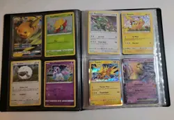 Pokemon Card Lot 4 Pocket Binder Filled With Cards Included W/ Mewtwo Theme Deck - Image 4