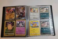 Pokemon Card Lot 4 Pocket Binder Filled With Cards Included W/ Mewtwo Theme Deck - Image 5