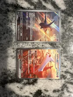 Latias ex 239/191 Latios 203/191 Read Des. Surging Sparks Holo Two Card Set NM - Image 1