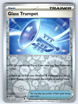 Glass Trumpet 135/142 Promo League & Championship Cards Pokemon Reverse Holo NM - Image 1