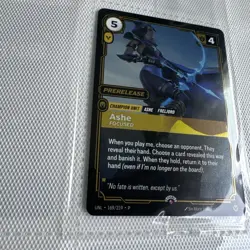 Riftbound League of Legends TCG english Card Unleashed Ashe 169/219 P Promo - Image 2