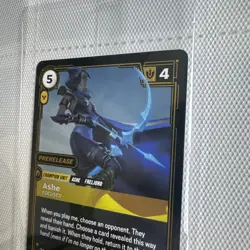 Riftbound League of Legends TCG english Card Unleashed Ashe 169/219 P Promo - Image 3