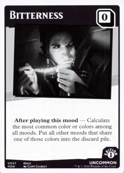 MTG Secret Lair Mood Swings - Bitterness - Uncommon - Card # 0057 - NM - Image 1