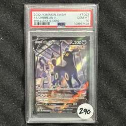Umbreon V TG22/TG30 Pokemon Swsh09 Brilliant Stars F/A Trainer Gallery PSA 10 - Image 1