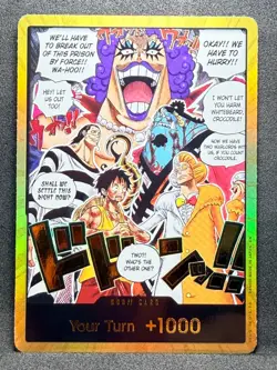DON!! Card (Alternate Art) (Gold) Foil DON!! The Time of Battle NM - Image 1