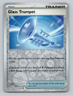 Glass Trumpet 135/142 Promo League & Championship Cards Pokemon Reverse Holo NM - Image 1