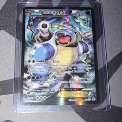 Blastoise EX XY122 Full Art Holo Promo 180 HP English Pokemon TCG Card - Image 1