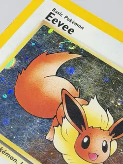 Eevee 11 Black Star Promo Holo Swirl Vintage Pokemon Card TCG 2000 WOTC HP - Image 2