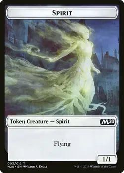 2x Spirit Token (003) Core Set 2020 2x M20 MTG Magic - Image 4