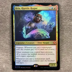 MTG Bria, Riptide Rogue Bloomburrow BLB #379 Foil NM Magic Card - Image 1
