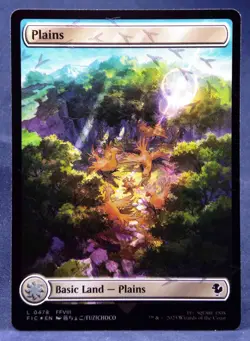 Plains (Chocobo Track FOIL) MTG Commander: Final Fantasy - NM 0478 - Image 2
