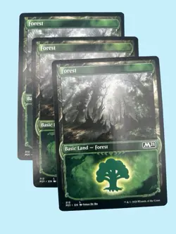 Forest Showcase, Core 2021, NM Near Mint, Magic the Gathering MTG - Image 1