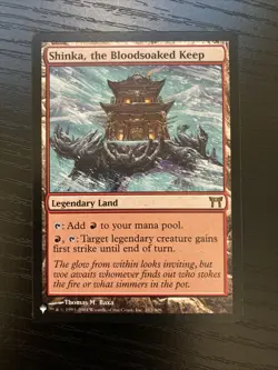 Shinka, the Bloodsoaked Keep 282/306 The List Reprints Magic The Gathering NM - Image 1