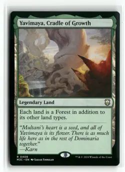 Yavimaya, Cradle of Growth 0409 Commander: Modern Horizons 3 M3C MTG Magic - Image 1