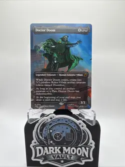 MTG Doctor Doom #0336 Borderless Mythic Marvel Super Heroes (MSH) - Image 1