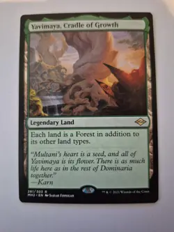 1x MTG Yavimaya, Cradle of Growth (261/765) Modern Horizons 2 NM x1 - Image 1